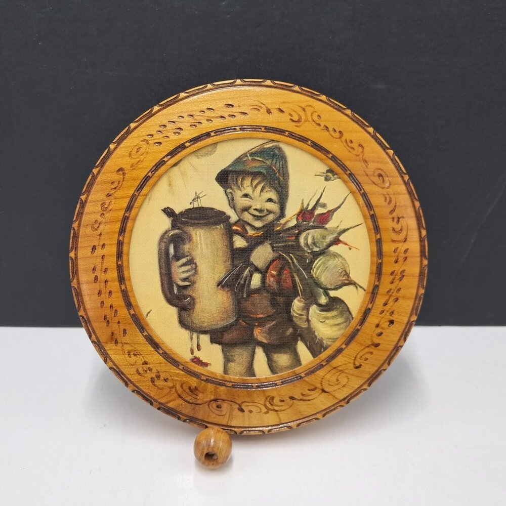 Reuge Edle Music Box-Wall Mounted-Pull Cord-Plays Edelweiss-W. Germany